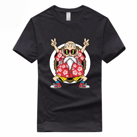 Kame Sennin Muten Roshi Dragon Ball Z Super Saiyan T-shirt Euro Size 100% Cotton Short Sleeve O-Neck T Shirt GMT300010