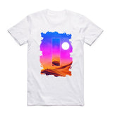 S-XXX Men Women Vaporwave Awesome T-shirt Short sleeve O-Neck Harajuku Fashion Tshirt Streetwear Swag