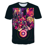 2019 New design t shirt men/women marvel Avengers Endgame 3D print t-shirts Short sleeve Harajuku style tshirt tops AS SIZE