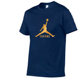Newest 2019 Summer Men T-Shirt Fashion Jordan 23 Brand Logo Print Cotton T Shirt Men Trend Casual Short Sleeve Tshirt Tops Tee